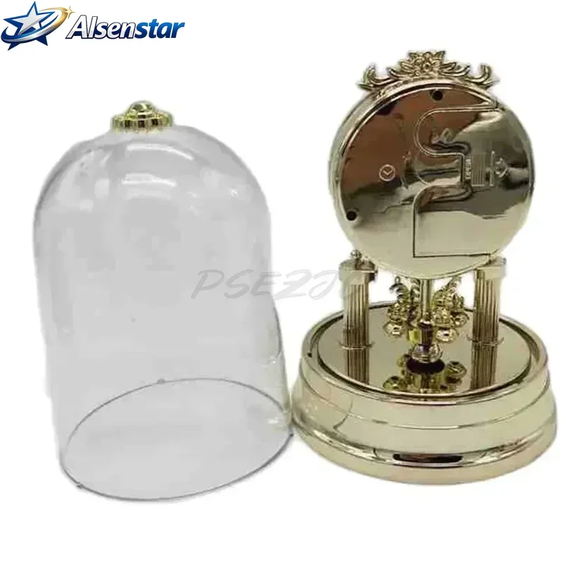 Fotografia 4: Relógios Despertadores Retro Silenciosos Estilo Europeu, Cronômetro, Relógio de Mesa para Decoração de Sala de Estar e Escritório, Presentes