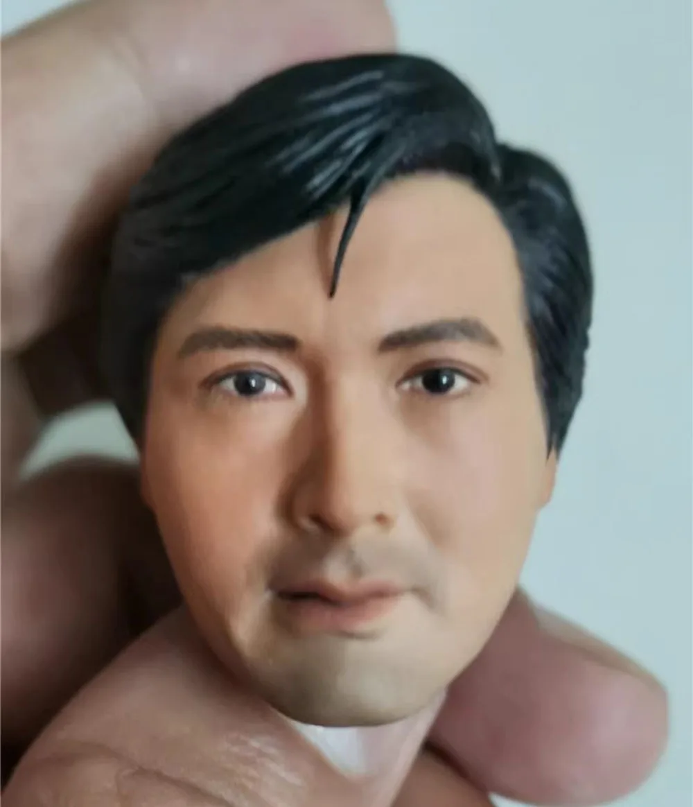 Große Verkäufe 1/6 ein besseres morgen Gangland Chef Chow Yun Fat Man Kopf Skulptur Schnitzen passen 12 "Action figur sammel bar DIY