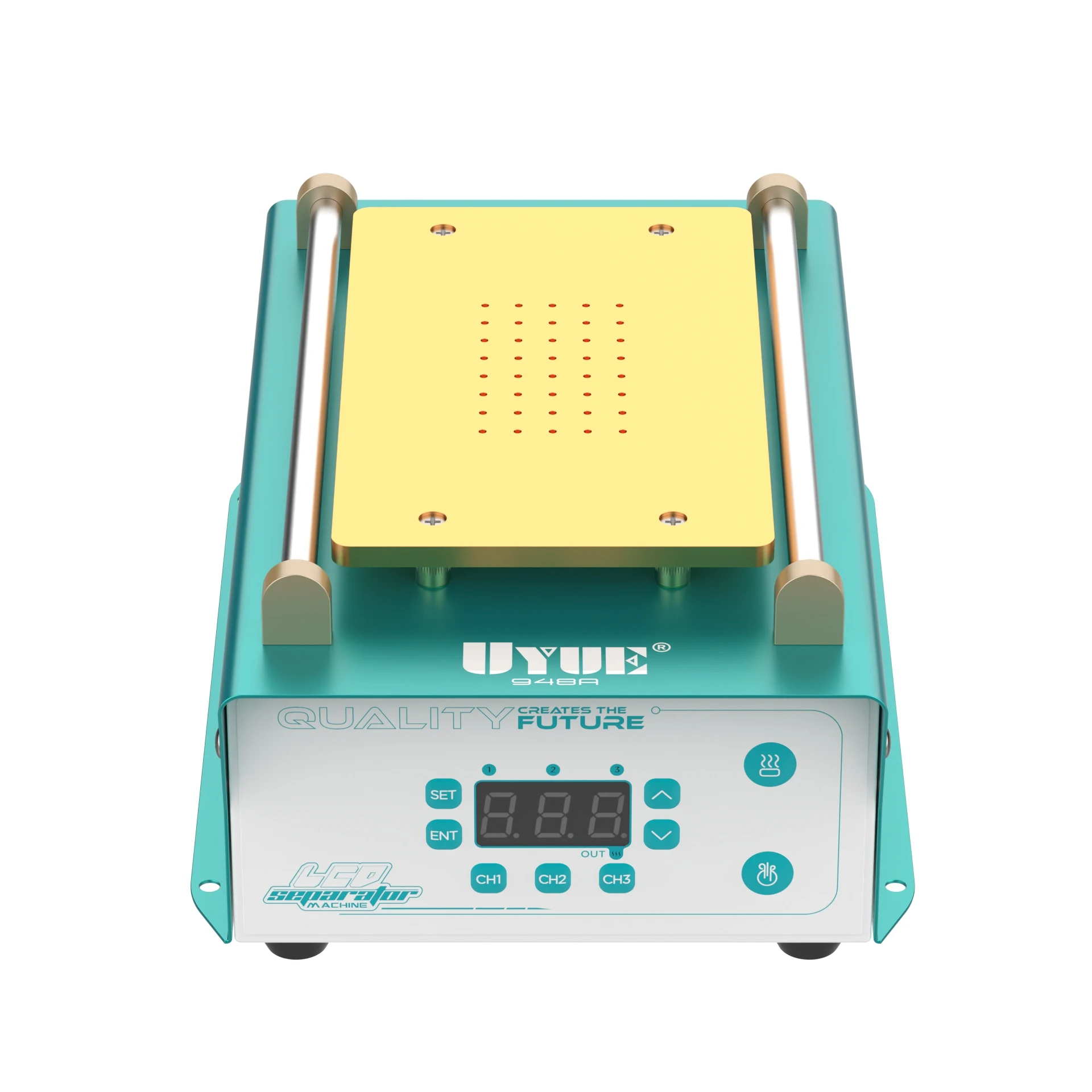 

UYUE Professional 948A LCD Separator 7" 400W PTC Heater 0-140°C ±5°C with Digital Temp Control & Error Alarms