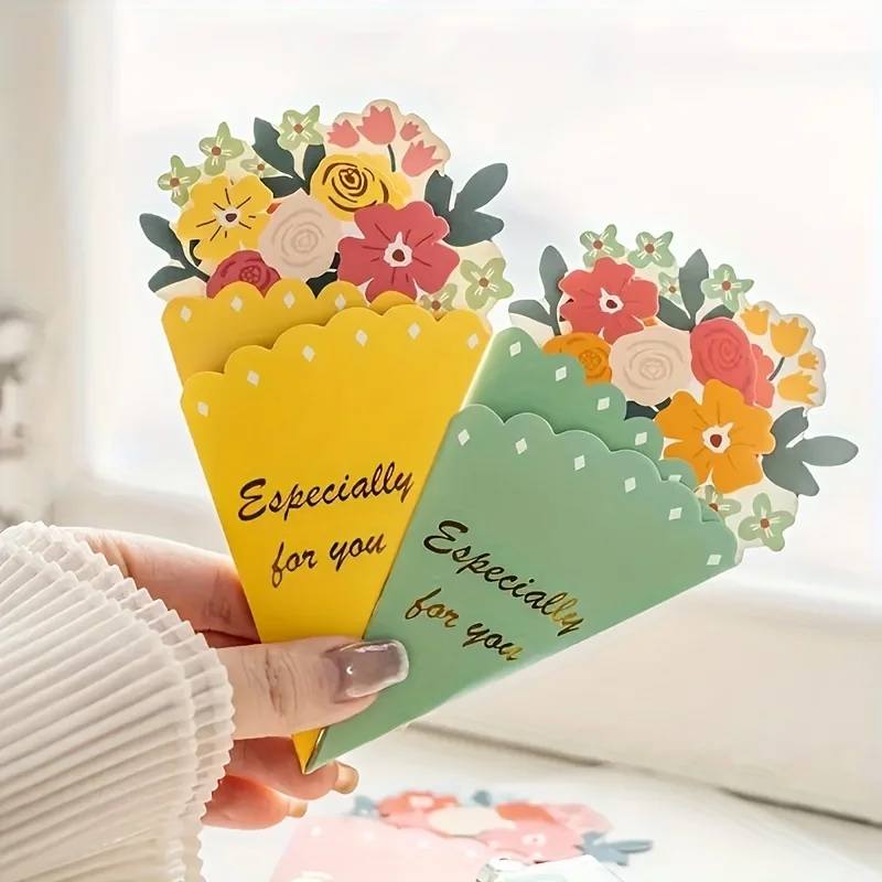 Floral Greeting Cards Perfect for Birthdays Christmas Thanks Giving Day Mothers‘s Day Great Card Gift to Family Friends Lovers