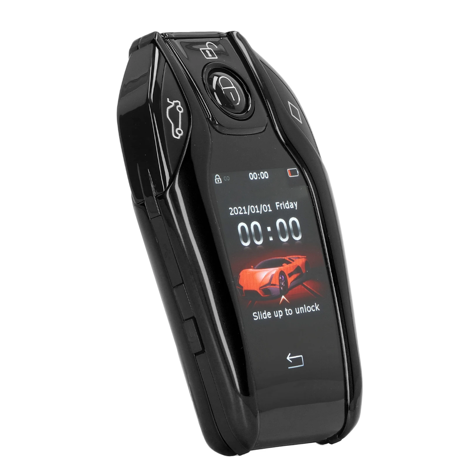 

Universal Smart LCD Car Key TK800+ Alloy Edition HD Display Remote Keyless Entry for All Start Stop Engine Button Models