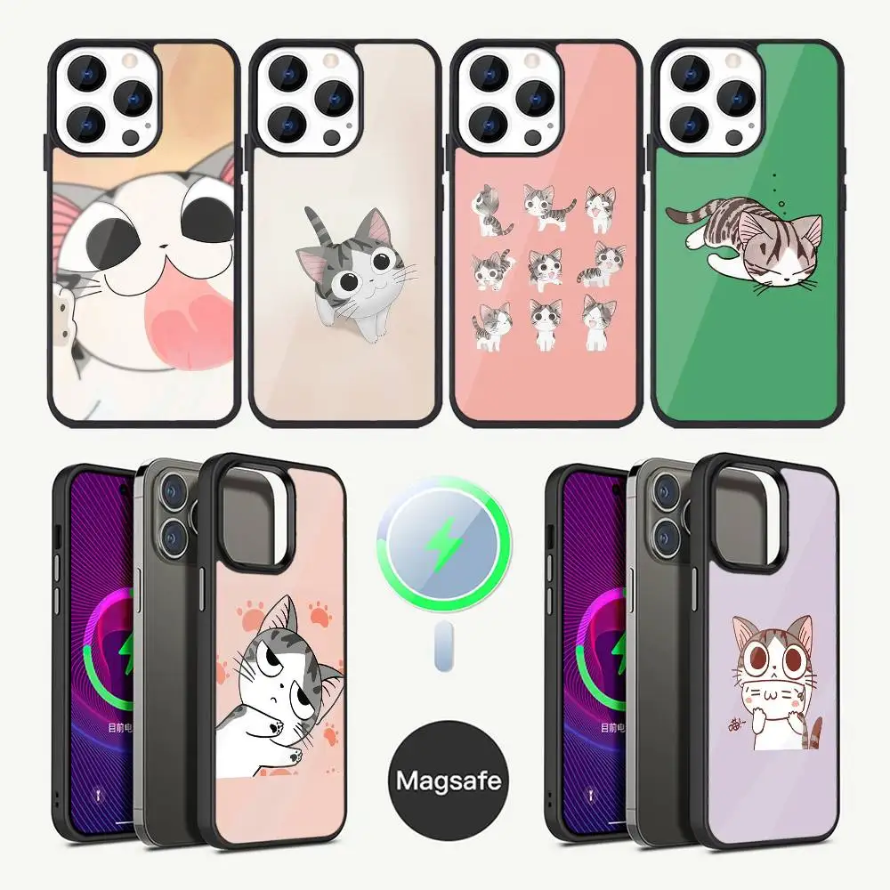 

Chi Cat Sweet Home Phone Case For iPhone 17,16,15,14,13,12,11,Plus,Pro,Max Mini Magsafe Magnetic Wireless Charging