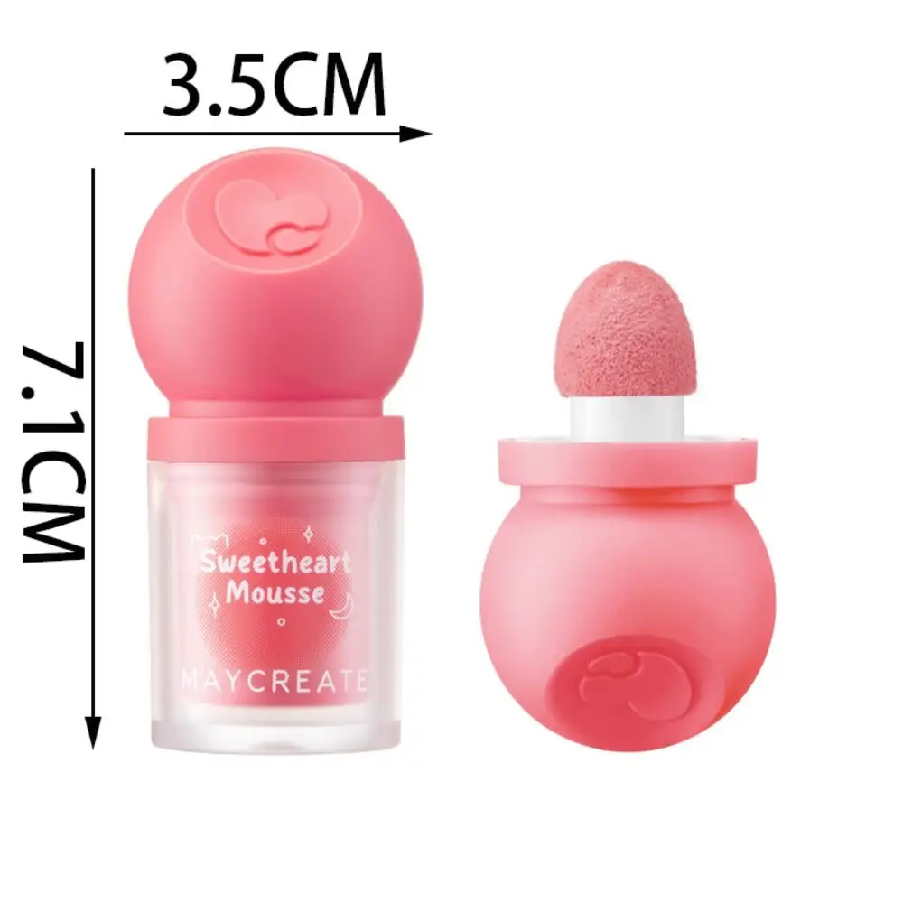 أحمر الخدود السائل المحمول الجديد غير اللامع كريم أحمر الخدود المرطب يدوم طويلاً لتعزيز الألوان ومكياج الوجه #6