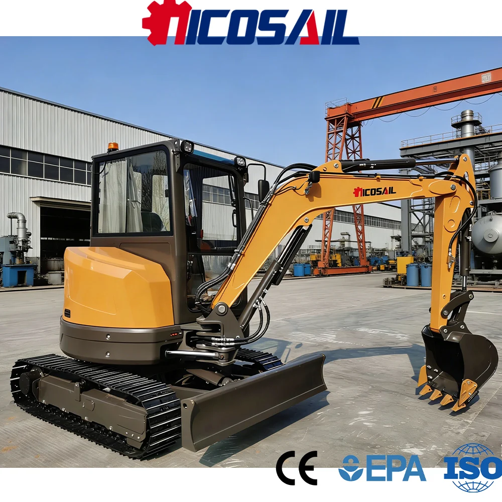 

4.0 Ton Mini Excavator CE Certified Euro 5 Heavy Duty Stable Performance for Building Construction