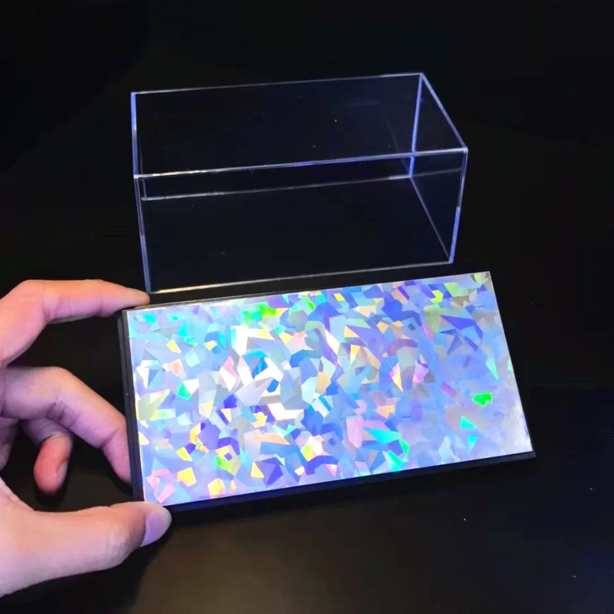 Acryl Display Box 5.8 "x2.8" voor Schaal 1:43 1:64 1:87 Auto Model Collectible Storage Case Figuur miniatuur DIY Gebouw Diorama