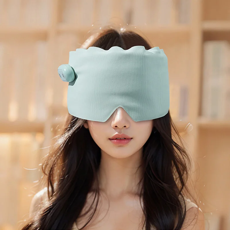 

Массажер для глаз, горячий компресс, устройство для ухода за глазами, снимает усталость глаз, маска для сна, легкий вес, без давления на глаза, светонепроницаемый