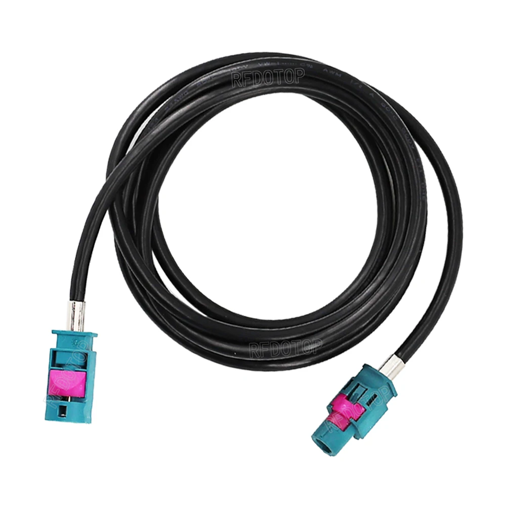 4 Pin HSD LVDS Code Z Male Plug to Female Jack Connector 535 4-Core Cable  Vehicle Signal Transmission Shielded Cale