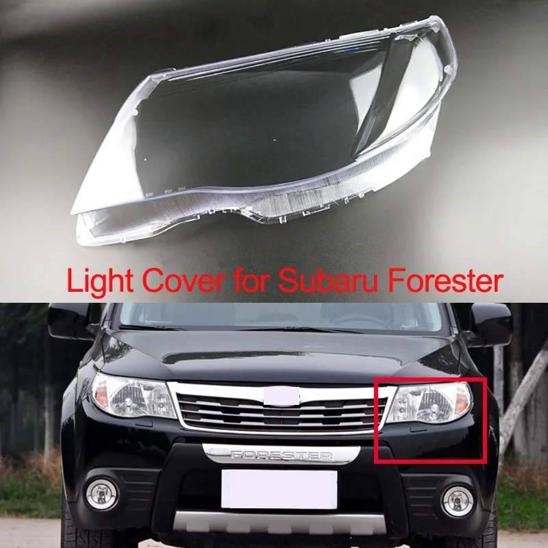 

Чехол для Фары Subaru Forester 2009 2010 2011 2012, Прозрачный Абажур для левой и правой фары