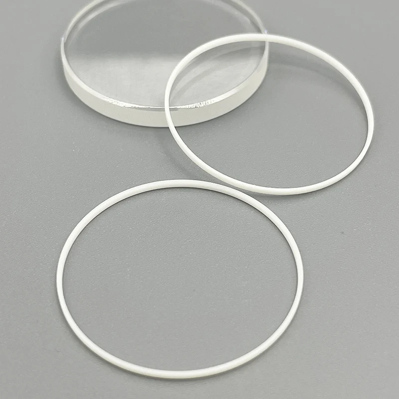 2/5/10Pcs Dia 25-40mm White Waterproof Gasket For Crystal Glass Internal High 1.2mm Thick 0.55mm O Ring Watch Gasket Watch Parts