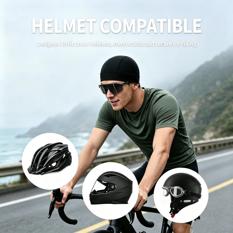 Cycling Under Helmet Inner Cap - Running Cap Mesh recension och pris