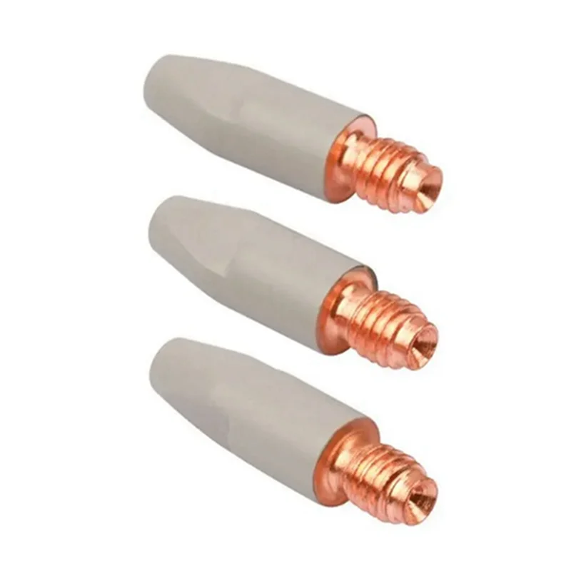 

A63K-5Pcs 24KD Защитное сопло для покрытия 1,0 мм MIG горелка Газовое сопло Держатель наконечника сварочной горелки 24KD MIG