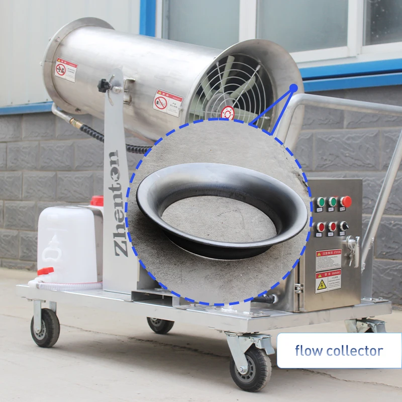 مدفع سعر الضباب الكربون الصلب رذاذ مضخات التحكم عن بعد الغبار قمع المبيدات البخاخ 20-30 متر الفولاذ المقاوم للصدأ المعادن #6