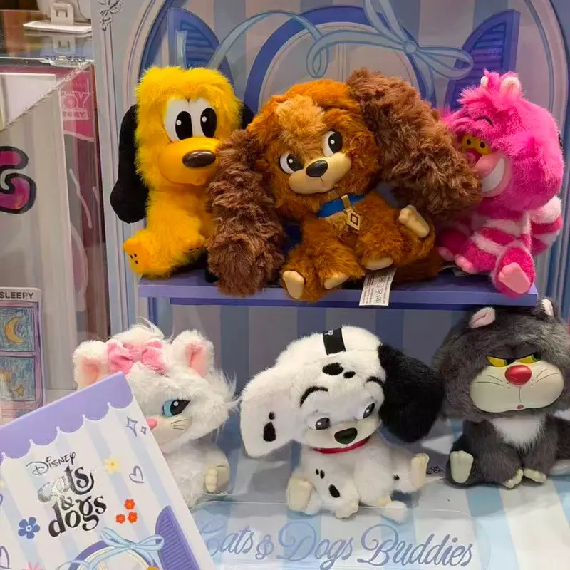 Genuine 52TOYS Cats & Dogs Friends Series Squeaky Bag Charm Blind Box Marie Cat Cheshire Cat Lady Pluto Puppet Pendant Gift view 3