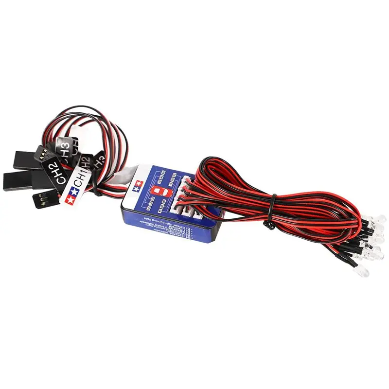 

Комплект светодиодного освещения A19Q-3X с 12 LED-лампами, имитирующий стоп-сигнал и поворотники, для радиоуправляемых моделей автомобилей масштаба 1/10 (Yokomo, Tamiya, HSP, HPI, AXIAL)