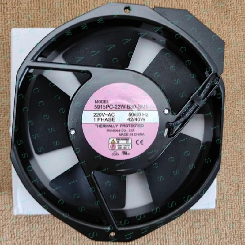 PP+ New AC Fan for NMB 5915PC-22W-B30-SM1 AC Fan AC220V 42/40W 50/60Hz