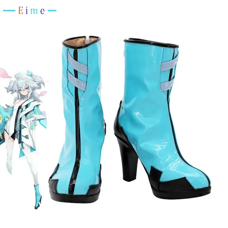 

Florence Cosplay Shoes Game Girls Frontline Project Neural Cloud Cosplay Prop PU Leather Shoes Halloween Boots Custom Made