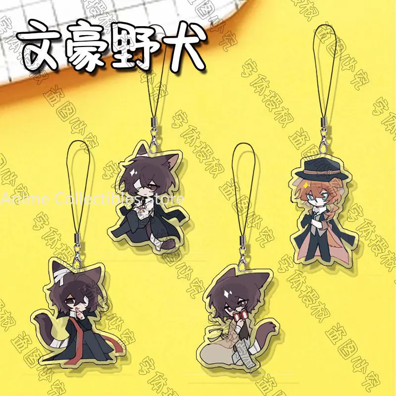 

Anime Osamu Dazai Nakahara Chuuya Phone Rope Chain Cosplay Backpack Ornament Pendant Birthday Gifts Boys Girls