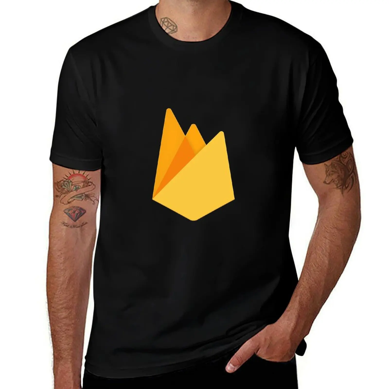 

firebase T-Shirt man t shirt luxury t shirts for man cotton funny