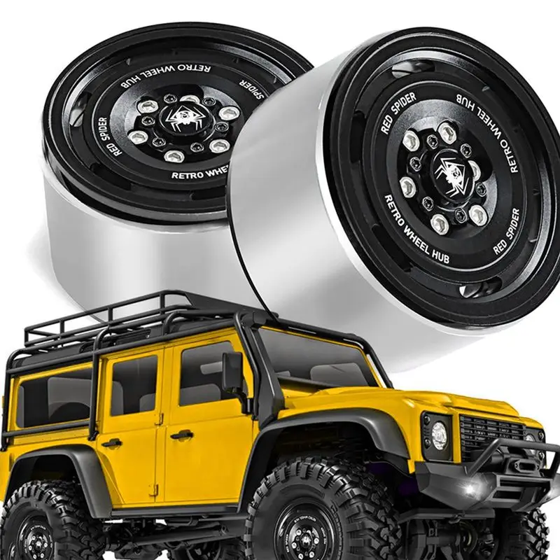 B05C-RC Crawler 1.9Inch Beadlock Wheels Aluminum Retro Wheel Hub For 1/10 TRX4 TRX6 Axial SCX10 II III Redcat Gen 8 7 D90