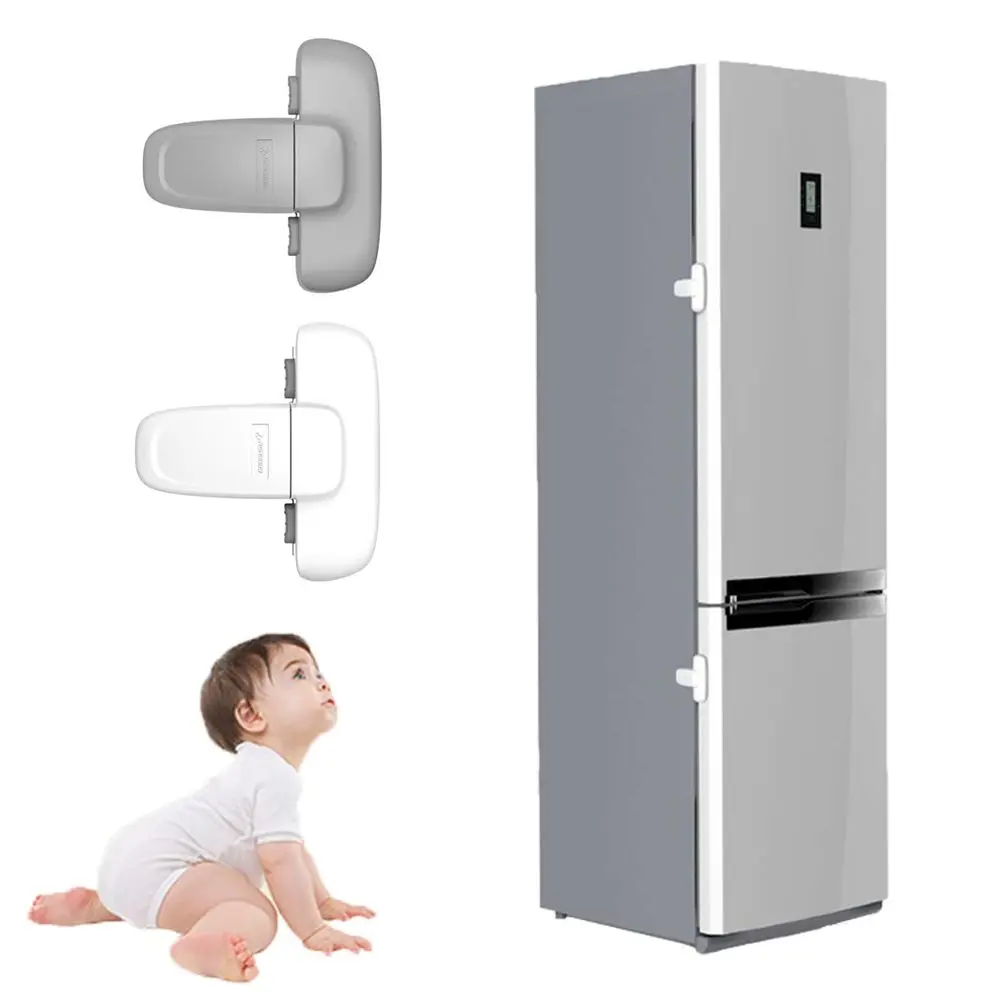 1Pcs Home Refrigerator Fridge Freezer Door Lock Catch Toddler Kids Child Cabinet Locks Baby Safety Child Lock Baby Safety Lock