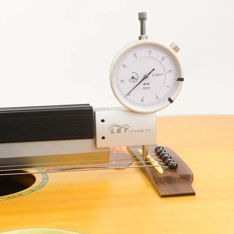 

Guitar Neck Reset Angle Offset Measuring Meter Dial Indicator Folk Guitar String Distance Violin Repair Tool
