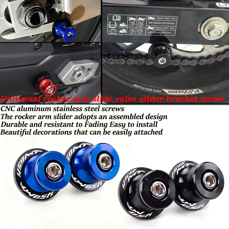 Fit For 450MT MT450 450-MT 450 MT CNC Accessories Motorcycle Swingarm Spools Sliders Stand Screws M10