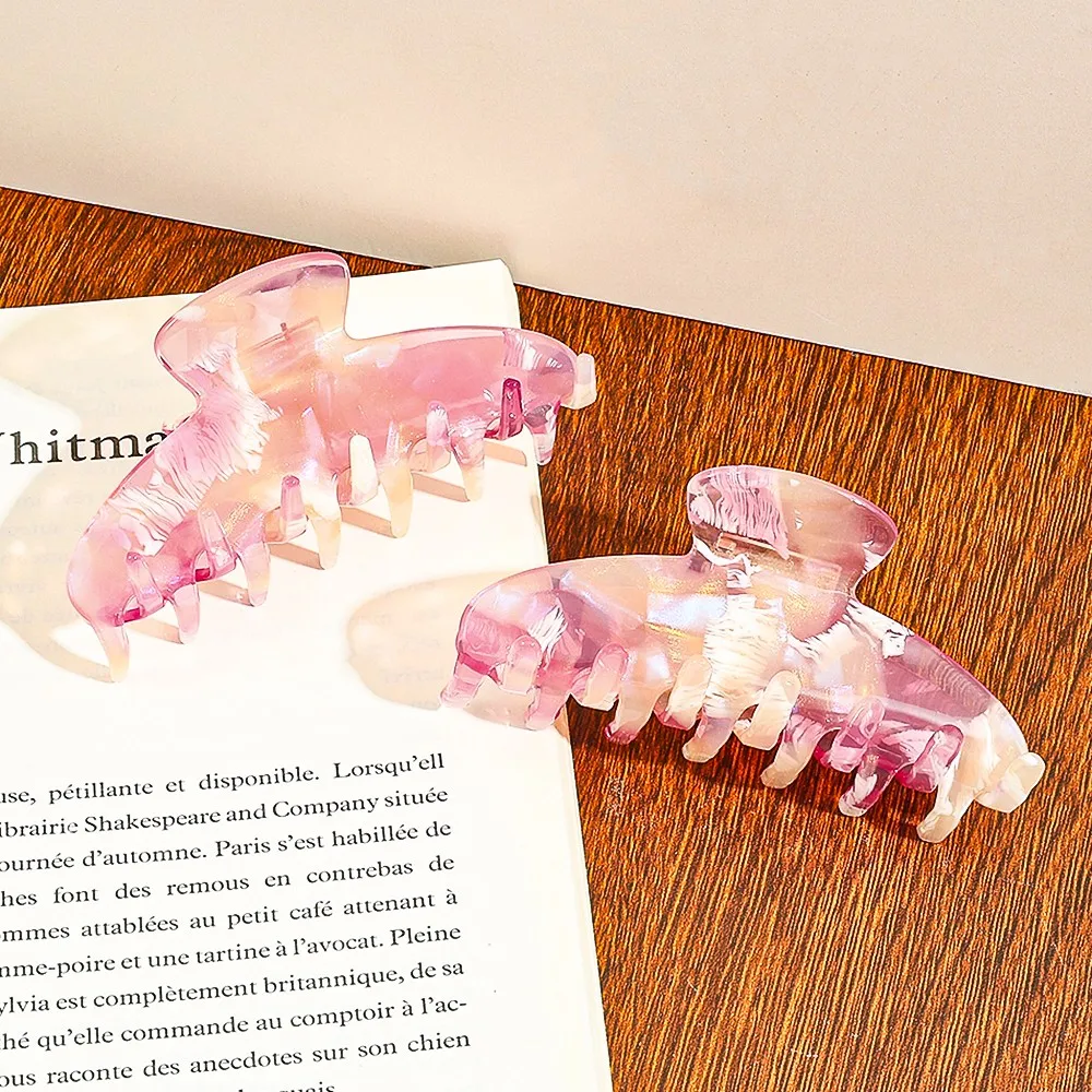 

1 шт./2 шт. красочные прозрачные заколки для волос INS стиль модные универсальные заколки для волос аксессуар яркие стильные украшения для волос