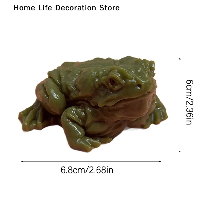 1/2pcs Funny Toad Frog Squishy Toys Stress Relief Prank Toys For Kids Funny Meme Party Birthday Gifts Child Frog Squeezing Toy - view 6
