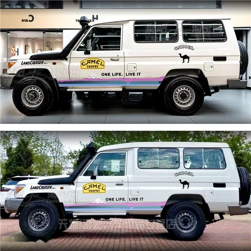Car Vinyl Sticker FOR Toyota Land Cruiser LC71 LC76 LC78 LC80  LC60 LC100 body exterior modification customized sports Decor