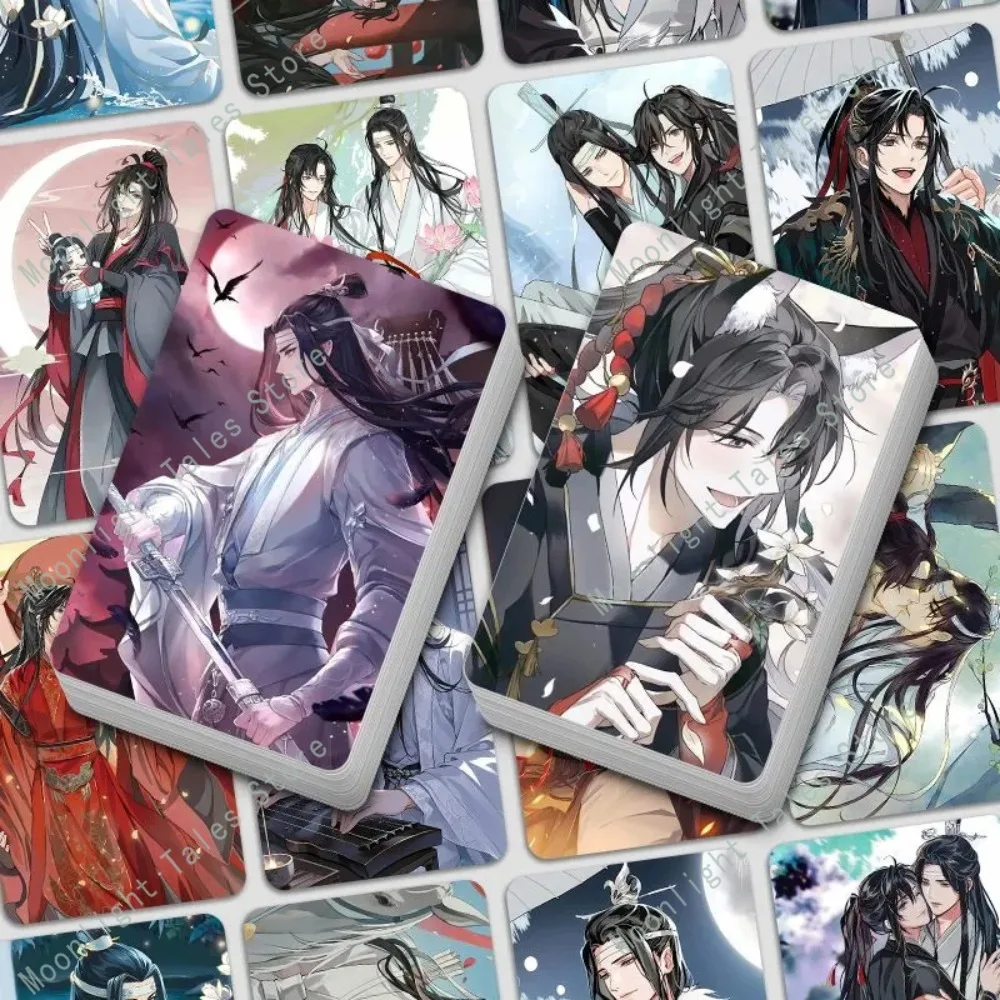 Mo Dao Zu Shi Anime Cards Wei Wuxian Lan Wangji Easy to carry Collectible Photo Card Couple Version Gift for Fans Anime Lover