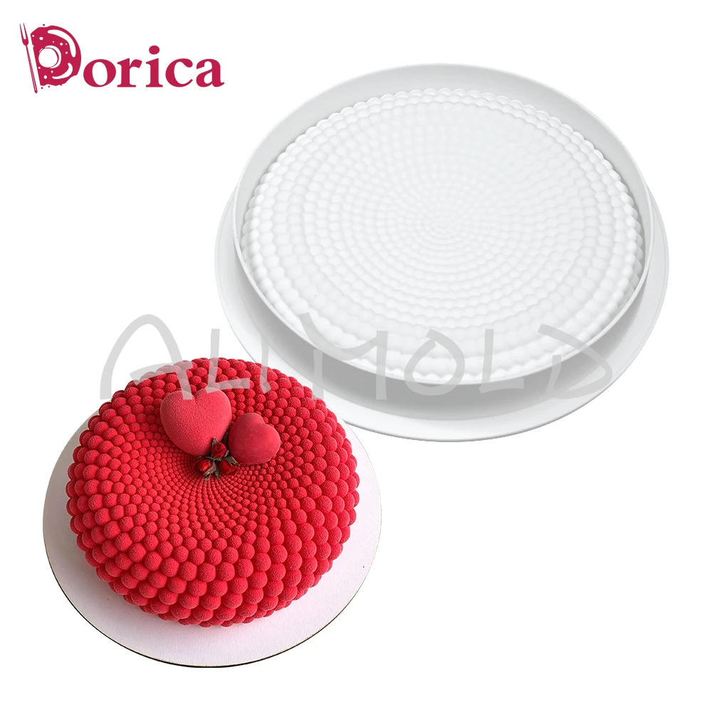 Dorica Big Custard Apple Chocolate Mousse Mold DIY Fondant Silicone Mould Cake Decorating Tools Kitchen Bakeware