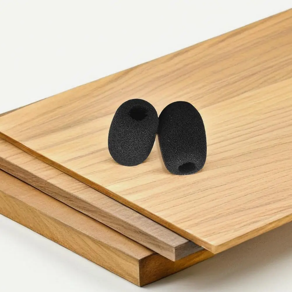 50 ชิ้นชุดหูฟังไมค์ฟองน้ําไมโครโฟนไมโครโฟนครอบคลุมโฟมโฟมกระจกทิ้งไมค์อุปกรณ์เสริมลดเสียงรบกวน