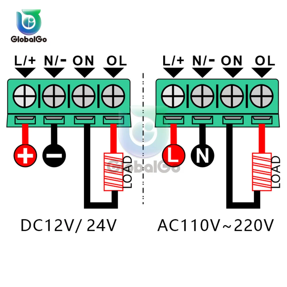 T2310 Normally Open Relay Time Controller DC12V DC24V AC110~220V Countdown Timer On/Off Switch Delay Timer Relay Module