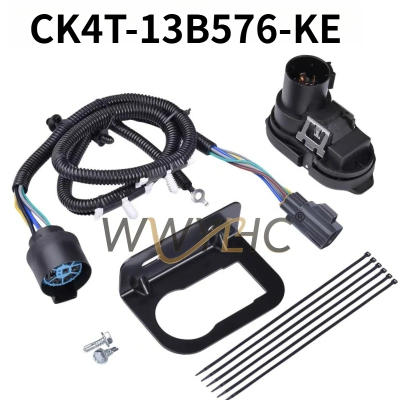 Suitable for Needle Trailer Towing Harness Connector Black 4 CK4T-13B576-KE