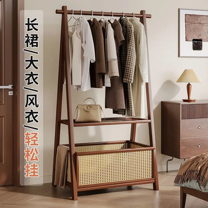 

Mobile drying rack Internet celebrity light luxury clothes rack
