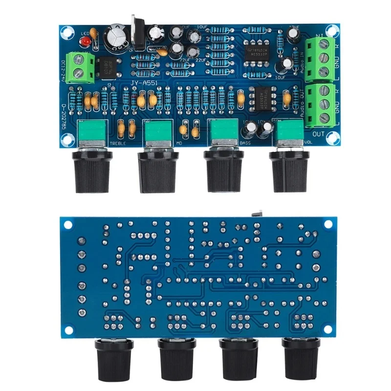 D5 Preamp Tone Board HIFI Single Power Supply Eletrical Supplies Fever Grade For NE5532 Amplifier High Fidelity Front Board Tool