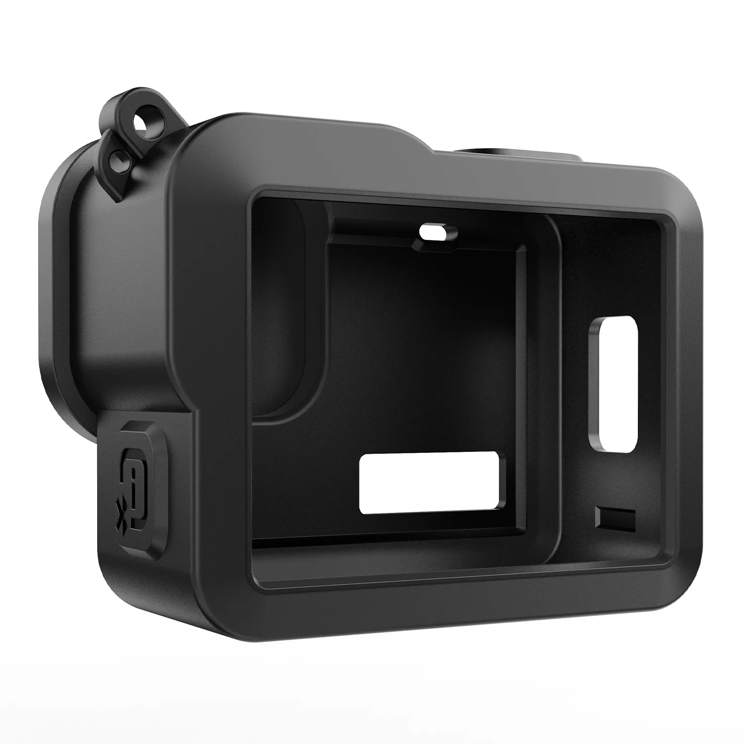 For gopro hero 2024 Mini Accessories Case Protector Cover Soft Standard Housing Rubber Silicone Shell + Lens Cap For gopro 2024