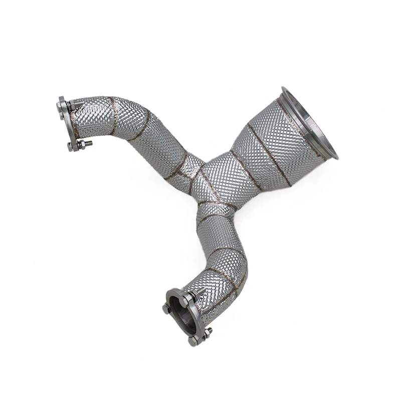

Yooking Exhaust Header Downpipe For Audi S4/S5 B9 3.0T 2019-2023 Stainless Steel Pipes