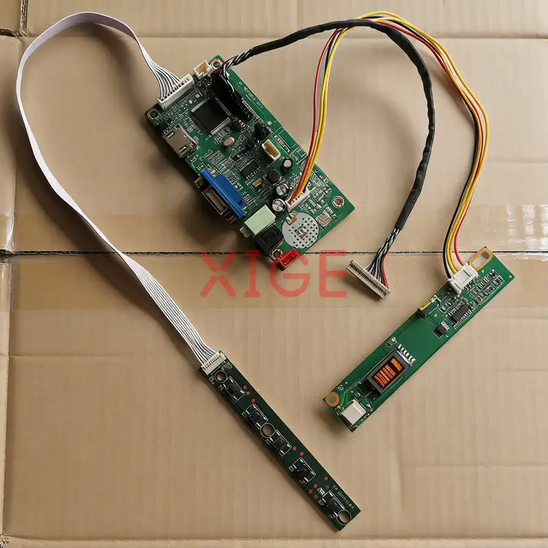 LCD Matrix Controller Drive Board Fit HV121WX1 HV121WX4 HT121WX2 HV121WX3 HDMI+VGA LVDS 20-Pins 1280x800 1280*800 1-CCFL Kit DIY