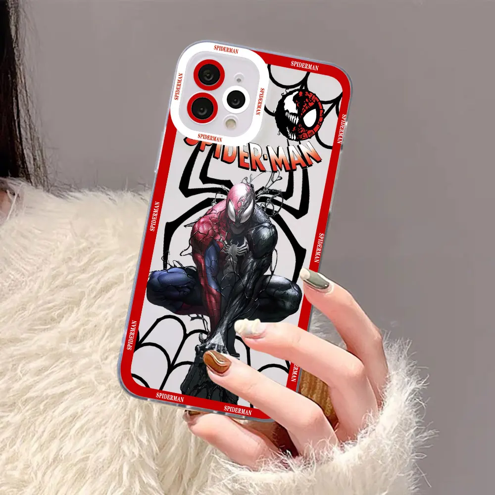 Marvel Venom SpiderMan Cover For Realme 10 9 9I 8 8I 7 7I 6 5 C67 C55 C53 C35 C33 C31 C30 C21Y C21 C20 C15 C12 C11 Pro Plus Case