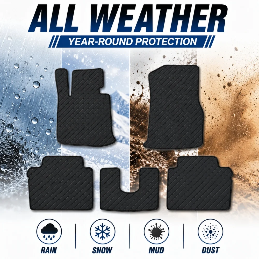 Custom Flat Car Floor Mats For Audi S5 Cabrio 2010-2026 Convertible Waterproof Anti-Slip Car Accessories Left/Right-hand Drive