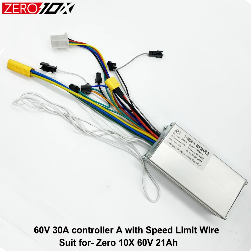 Original Zero 10X Electric Scooter 60V 30A Speed Limit Controller Part for Zero 10X 60V 21Ah Electric Scooter Official Zero Part