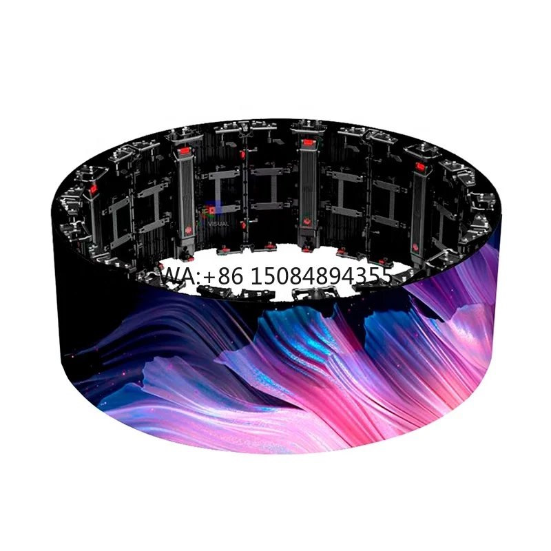 

Flexible Video Wall Curved Stage Background LED Screen Pantalla Led Flexible P2.9 Indoor Flexible LED Display Screen