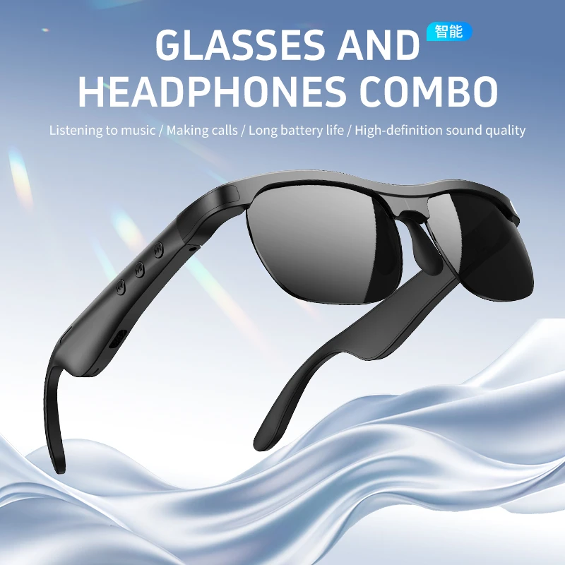 NEW AI Smart Glasses Translation Bluetooth Conversation Recording Listening To Music Smart Sunglasses For Men Women