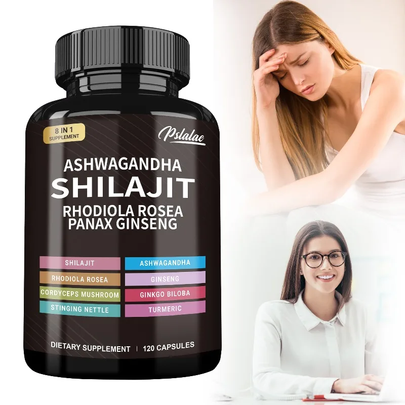 

Shilajit, Ashwagandha, Rhodiola Rosea, Help Stress, Focus, Brain, Energy Support,Natural Health Support