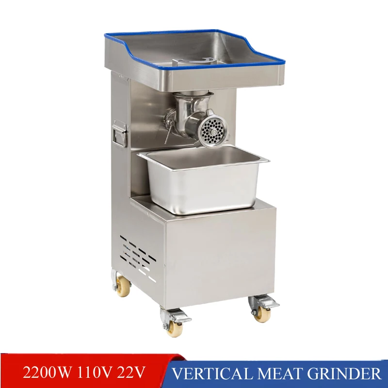 Electric Meat Grinder Stainless Steel High-Power Minced Meat Sausage Machine For Minced Meat Canteen Restaurant Butcher Shop