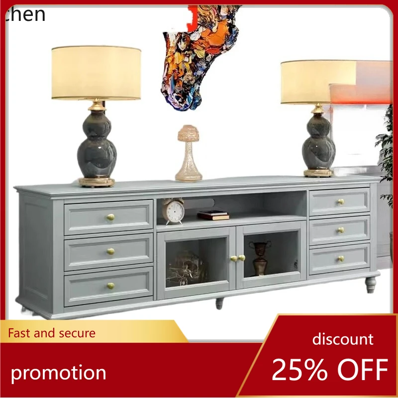 

ZML TV cabinet modern simple low cabinet bedroom high furniture living room retro new