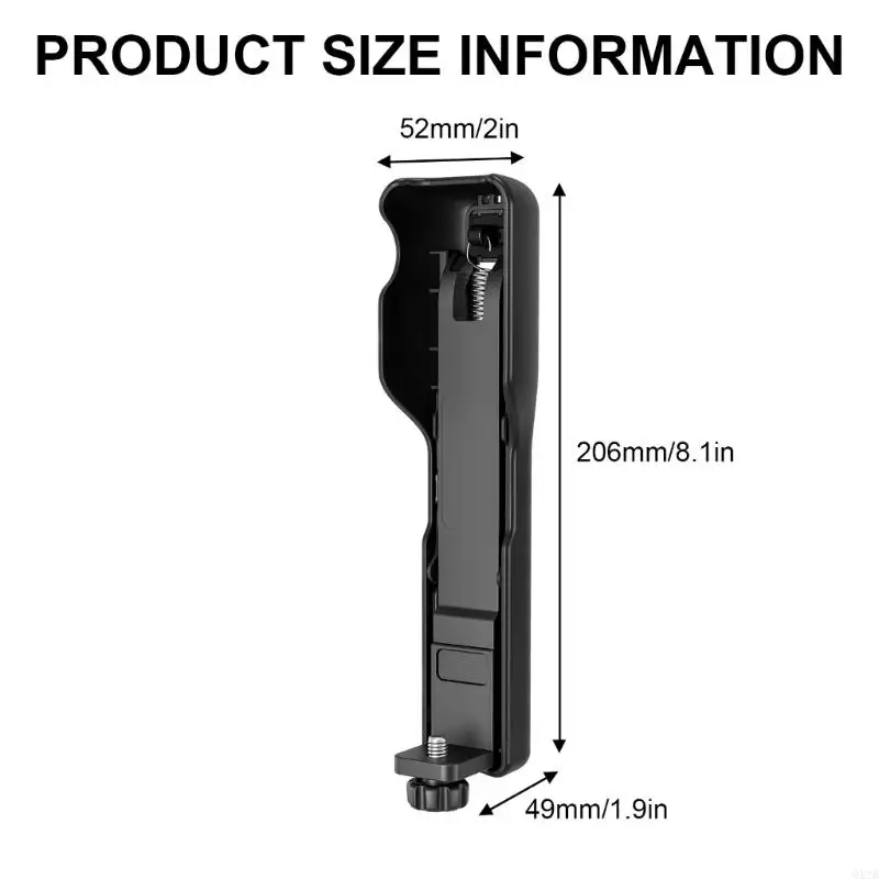 QX2B estabilizador cardán mano con orificios tornillo 1/4 pulgada para bolsillo 3