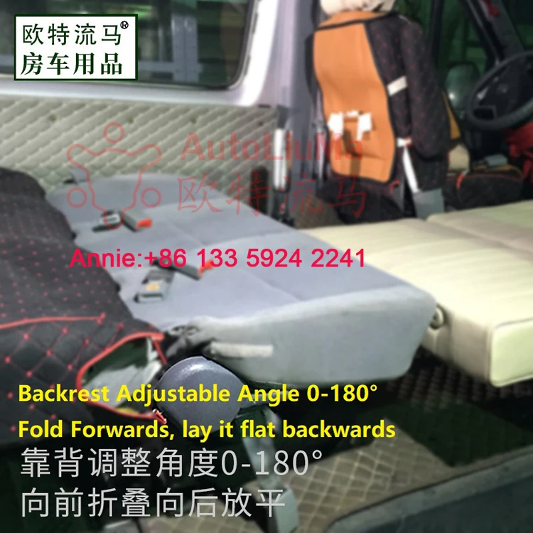 Auto Liu Ma Mechanism for Car Seat Recliner Seat Back Angle Adjustment Campervan Seat Recliner Assembly Maruti Van with Lever