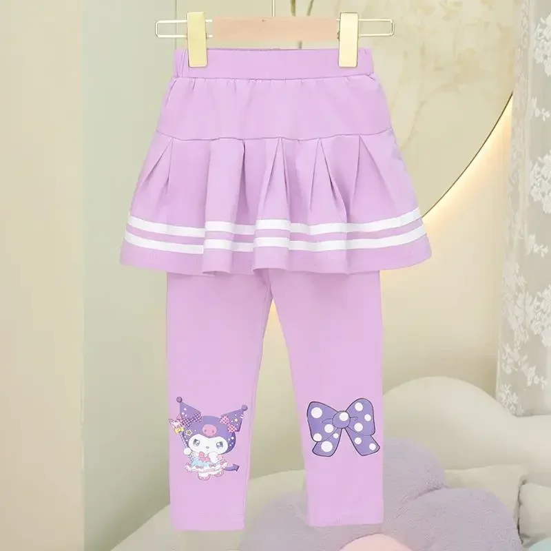 

Sweet Cinnamoroll Kuromi Anime Kawaii Sanrio Ins Causal Pants My Melody Cute Cartoon Trousers Lovely Doll Gifts for Kids